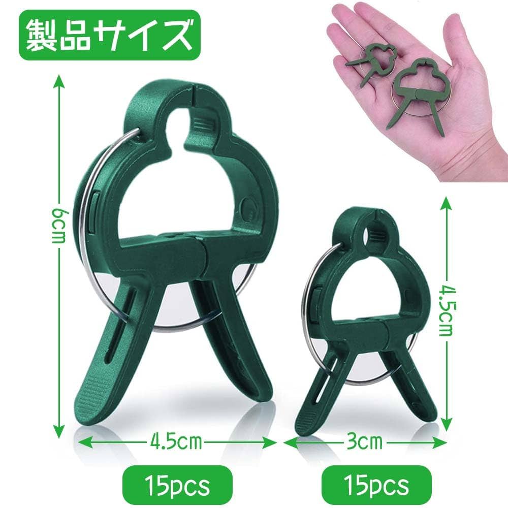 誘引クリップ 茎に優しい Ｒ型（サイズ：16㎜）1箱/2,000個入 plusys_4231